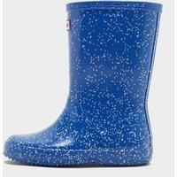 Kids Original First Giant Glitter Wellington Boots Blue, Blue