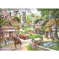 House of Puzzles Feeding the Ducks 1000 pieces jigsaw puzzle