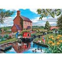 The House of Puzzles - Keepers Cottage Jigsaw - 500 Piece Jigsaws For Adults, Artist Illustrated, Scenic Landscape, Deluxe Puzzle Gifts