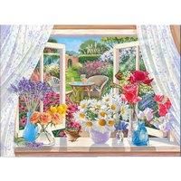 The House of Puzzles - Summer Breeze Jigsaw - Big 250 Piece Jigsaws For Adults & Kids, Extra Large Pieces, Artist Illustrated, Scenic Landscape, Deluxe Puzzle Gifts