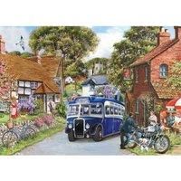 The House of Puzzles - Tight Corner Jigsaw - 500 Piece Jigsaws For Adults, Artist Illustrated, Scenic Landscape, Deluxe Puzzle Gifts