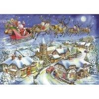 The House of Puzzles - No.13 - Christmas Eve Jigsaw - 1000 Piece Jigsaws For Adults, Artist Illustrated, Scenic Landscape, Deluxe Puzzle Gifts