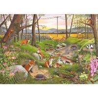 The House of Puzzles - Big 250 Piece Jigsaw Puzzle – Midsummer Twilight - The County Collection