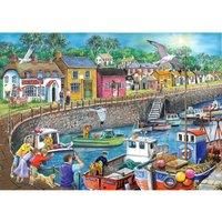 The House of Puzzles - Seagull View Jigsaw - Big 250 Piece Jigsaws For Adults & Kids, Extra Large Pieces, Artist Illustrated, Scenic Landscape, Deluxe Puzzle Gifts