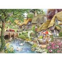 The House of Puzzles Morning Coffee 1000 Piece Jigsaw Puzzle, none