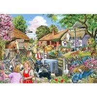 The House of Puzzles - Big 500 Piece Jigsaw Puzzle – At the Farm Gate - “NEW JULY 2022”