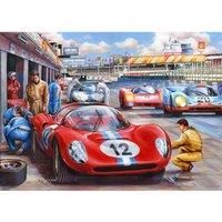 The House of Puzzles Pit Stop BIG 500 Piece Jigsaw Puzzle, none