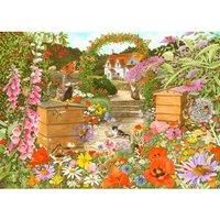 The House of Puzzles Bee Happy 1000 Piece Jigsaw Puzzle, none