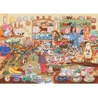 The House of Puzzles Bulls In A China Shop 1000 Piece Jigsaw Puzzle, none