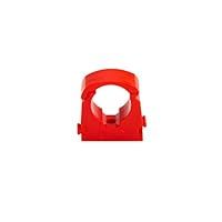 Talon - 22mm Single Hinged Pipe Clips - Pack of 20 - Red - 360° Fixing Pipework - Temperatures Up to 85°C (185°F) - Safe Use On Plumbing, Gas and Air Conditioning Pipe - UV Stabilized