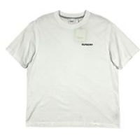 BURBERRY Mac Cotton White Logo T Shirt Size L NEW RRP 250