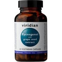 Viridian Pycnogenol with grape seed extract 60 Vegetarian Capsules