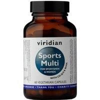 Viridian Sports Multi For Sportsmen & Women 60 Vegetarian Capsules