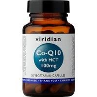 Viridian Co-enzyme Q10 100mg with MCT Veg Caps 30