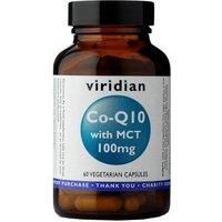 Viridian Co-enzyme Q10 100mg with MCT Veg Caps 60