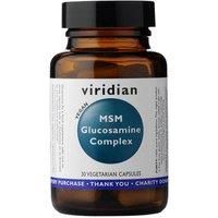 Viridian MSM Glucosamine Complex 30 Capsules Vegan Gluten Free Wheat Free