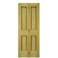 Wickes Cobham Oak 4 Panel Internal Bi-fold Door - 1981mm x 762mm