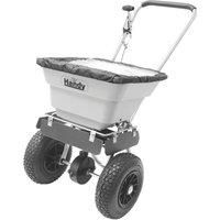 Handy THSS80 Stainless Steel Push Feed, Grass and Salt Broadcast Spreader 36kg