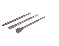 Silverline 515779 SDS Plus Hex Chisel Set 3-Piece, 15 mm