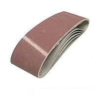 Silverline 391857 Sanding Belts 75 x 533 mm, 40 Grit - Pack of 5