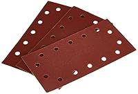 Silverline 945689 Hook and Loop 1/2 Sheets Punched 10pk 120 Grit