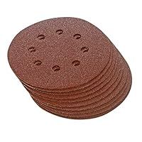 Silverline 647920 Hook and Loop Discs Punched 125 mm 10pk 125 mm 60 Grit
