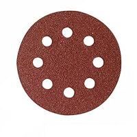 Silverline 273212 Hook and Loop Discs Punched, 115 mm - Set of 10
