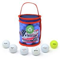 Second Chance 25 Lake Golf Balls with Storage Bag