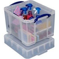 Really Useful Storage Box 35 Litre Clear Ref 35C