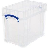 Really Useful Plastic Storage Box, Clear, 19 XL Litre