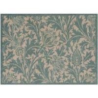 Turtle Mat Thistle Green, Morris & Co Collection - Highly absorbent Indoor barrier mat with Multi-Grip backing 60x85cm