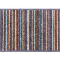 Turtle Mat Charcoal Stripe Highly absorbent Indoor barrier mat with Multi-Grip backing 60x85cm