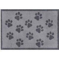 Turtle Mat, Small 40x60cm Paws Grey Highly absorbent Indoor barrier mat with Multi-Grip backing