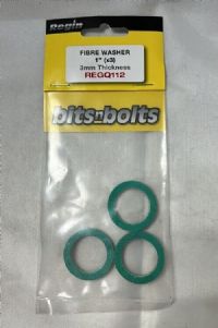 Regin REGQ112 Fibre Washer 1" (x3) 3mm Thickness BNIP MD44