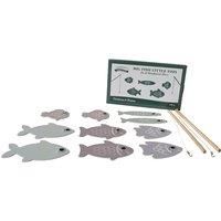Traditional Garden Games TGG120 Big Little Fish, Pastel Colours, One Size