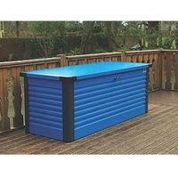 Trimetals 6' x 2' 6" (Nominal) Metal Patio Box Blue (3880K)