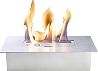 Large Bio Ethanol Burner in Stainless Steel, 3 Litre Capacity