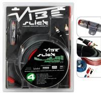 Vibe VSAWK4 4 AWG 2000 Watt Complete 4 Gauge Car Amplifier Amp Sub Wiring Kit