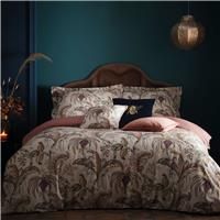 SUPER KING NEW CLARKE & CLARKE Ophelia Jacobean Duvet Quilt Cover Set - RRP £120
