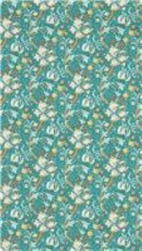 William Morris Designs by Clarke & Clarke Golden Lily William Morris 10.05m x 52cm Matte Wallpaper Roll Teal/Green 1,005cm L X 52cm W