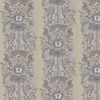 Kruger Wallpaper Emma Shipley Clarke & Clarke Jungle Animal Monochrome Navy