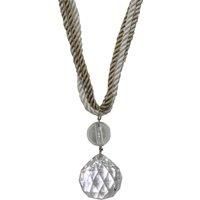 Crystal Droplet Curtain Tieback