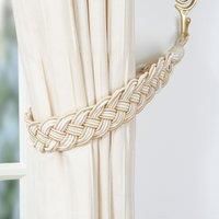 Plaited Tieback Cream