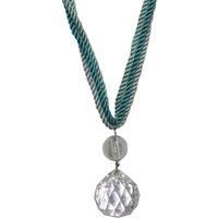 Crystal Droplet Tieback Duck Egg Blue