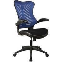 Nautilus Designs Mercury 2 Medium Back Executive Chair Blue (423PK)