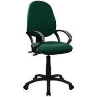 Nautilus Designs Java 300 Medium Back Task/Operator Chair Fixed Arms Green (831PK)