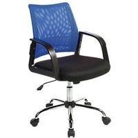 Nautilus Designs Calypso Medium Back Task/Operator Chair Blue (551PK)