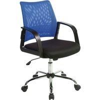 Nautilus Designs Calypso Medium Back Task/Operator Chair Blue (551PK)
