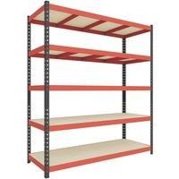 RB Boss Fastlok UDL/PC 5-Tier Steel Garage Shelving Unit 1600mm x 600mm x 1800mm (964TW)