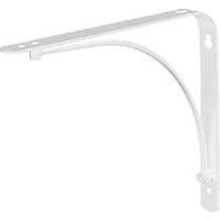 Arc Shelf Brackets White 230 x 180mm 4 Pack (142VJ)